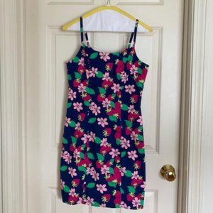 Lilly Pulitzer Strawberry and Flower Sheath Dress - Size 2